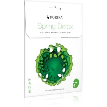 KORIKA Spring Detox set de măști pentru detoxifiere și iluminare